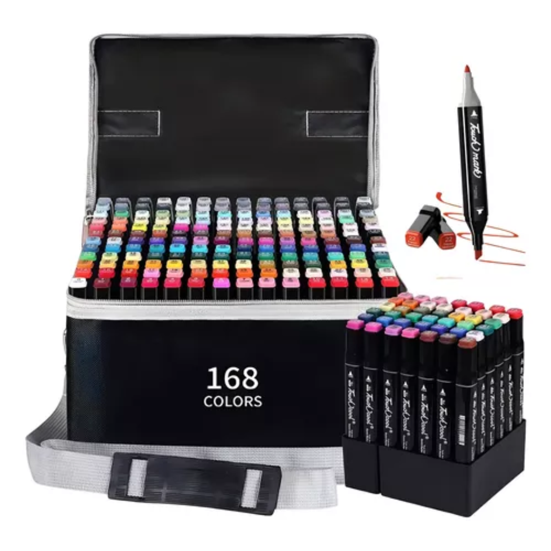 Set Profesional De Marcadores 168 Pcs